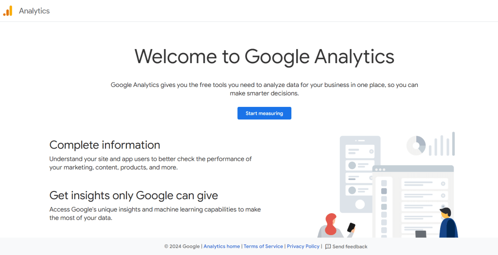 Google Analytics 首页