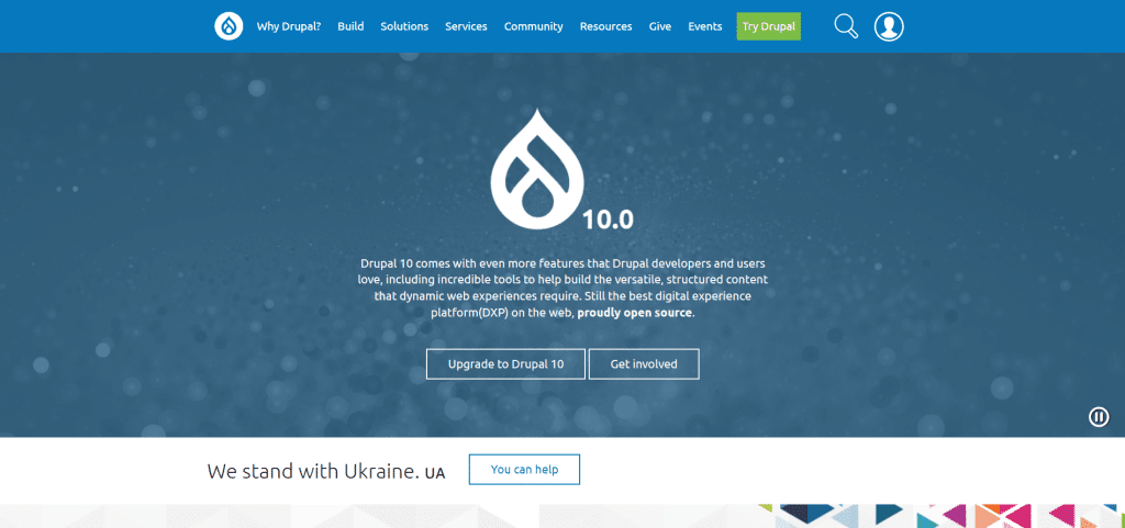 Drupal.org 首页