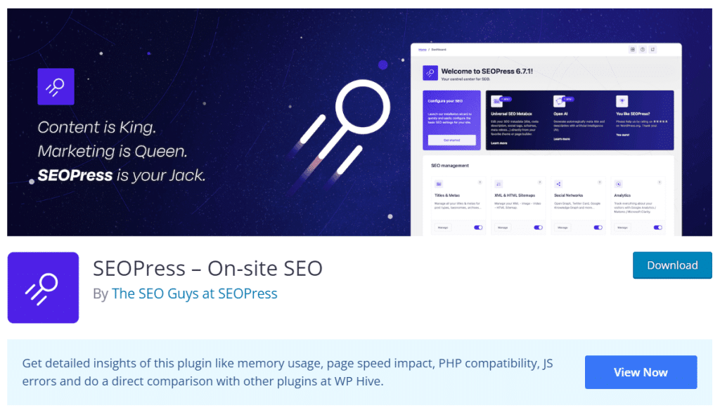 SEOPress WordPress 插件