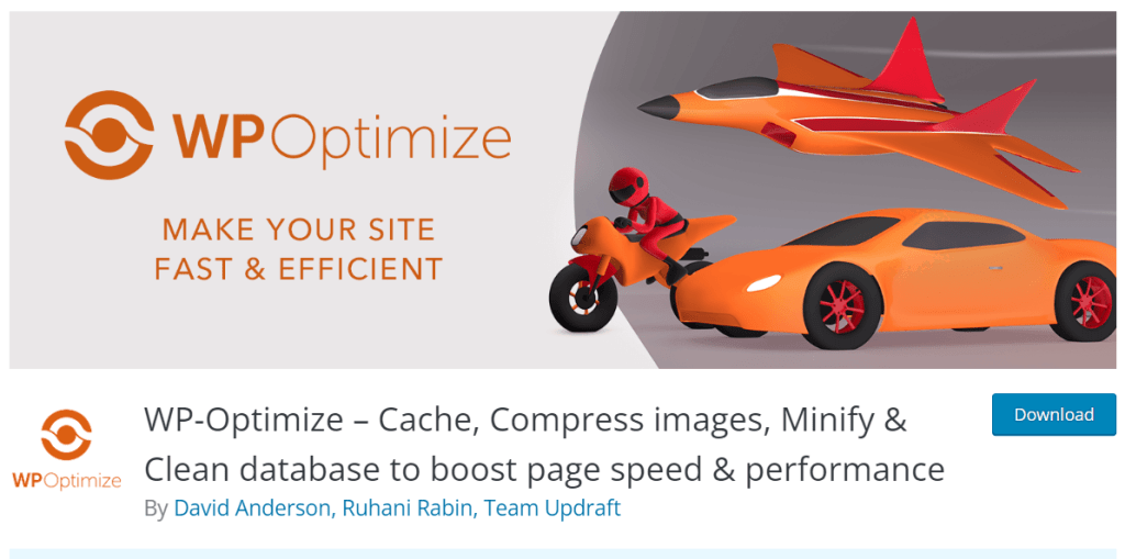 WP-Optimize - WordPress 数据库清理插件