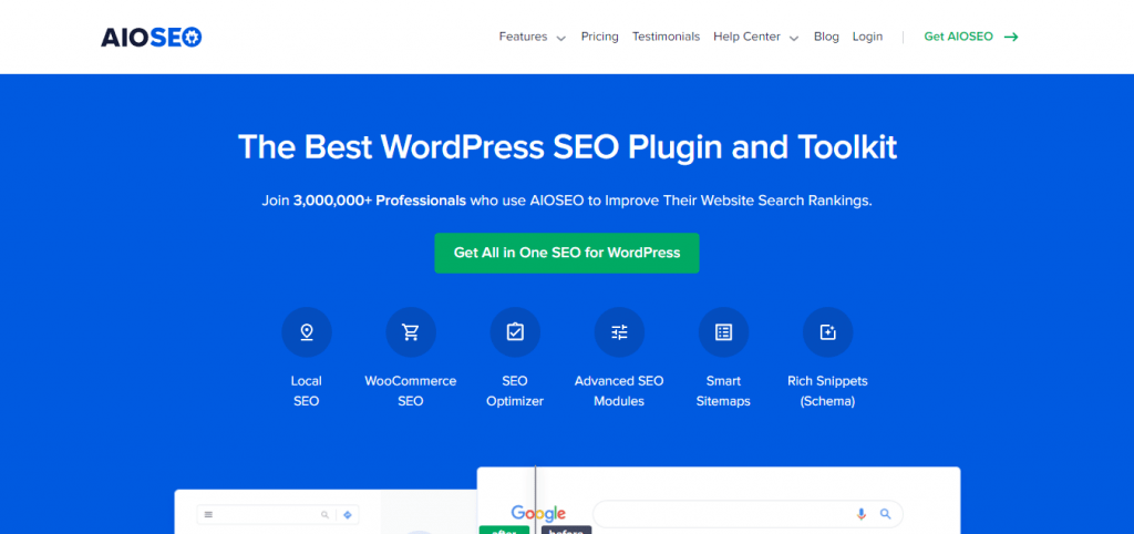 AIO SEO 网站落地页