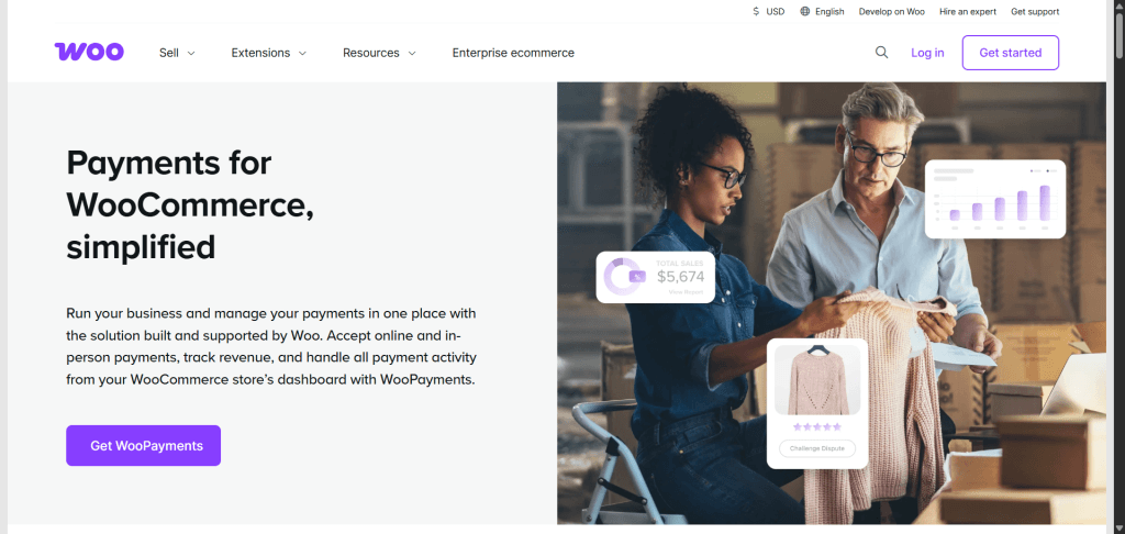 WooPayments 页面