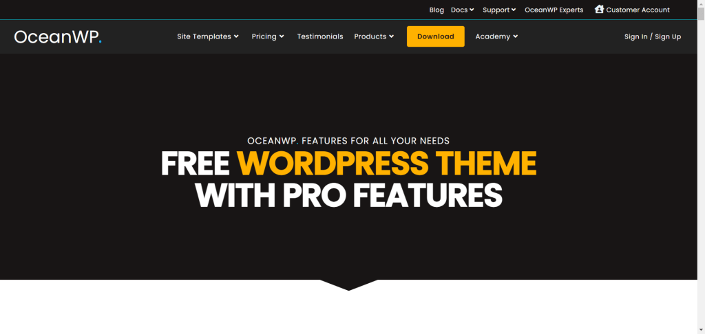 OceanWP 免费 WordPress 主题