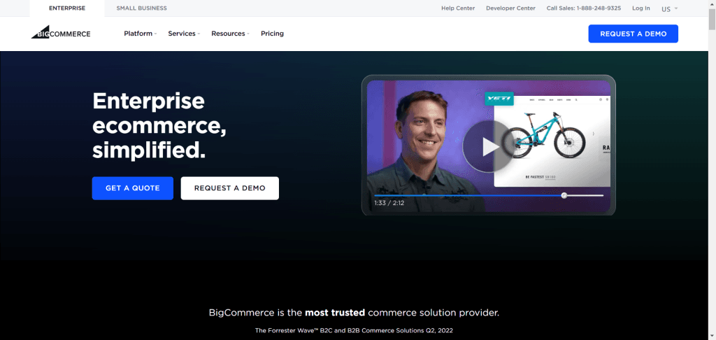 BigCommerce - 电商购物车