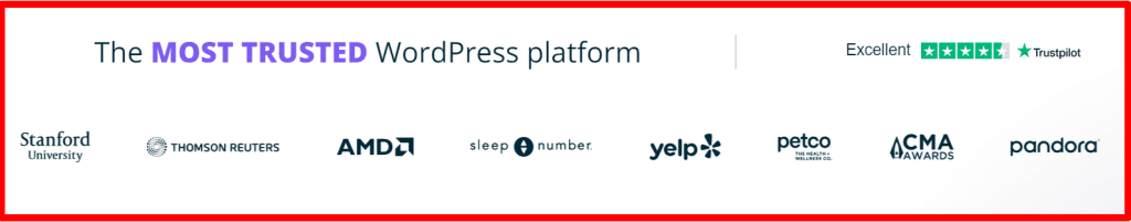 使用 WP Engine 的可信平台