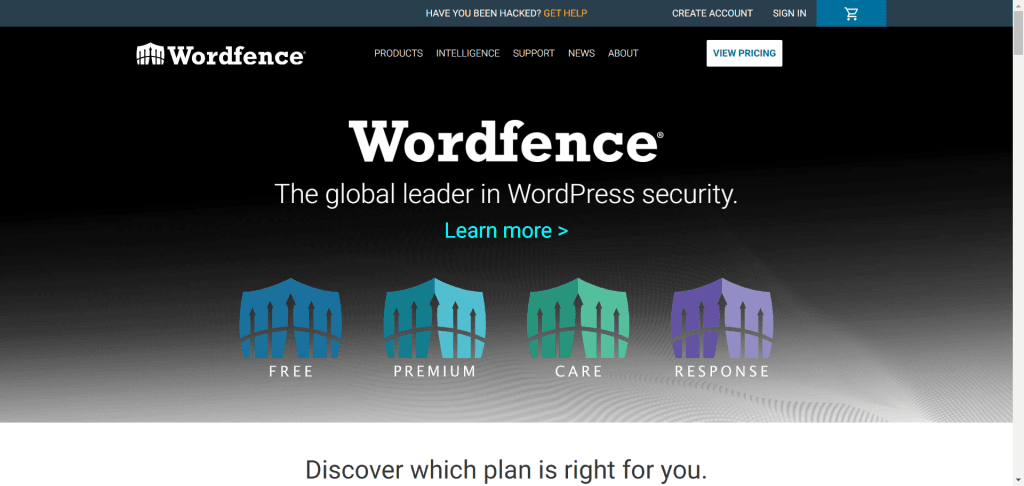 Wordfence Security - 首页