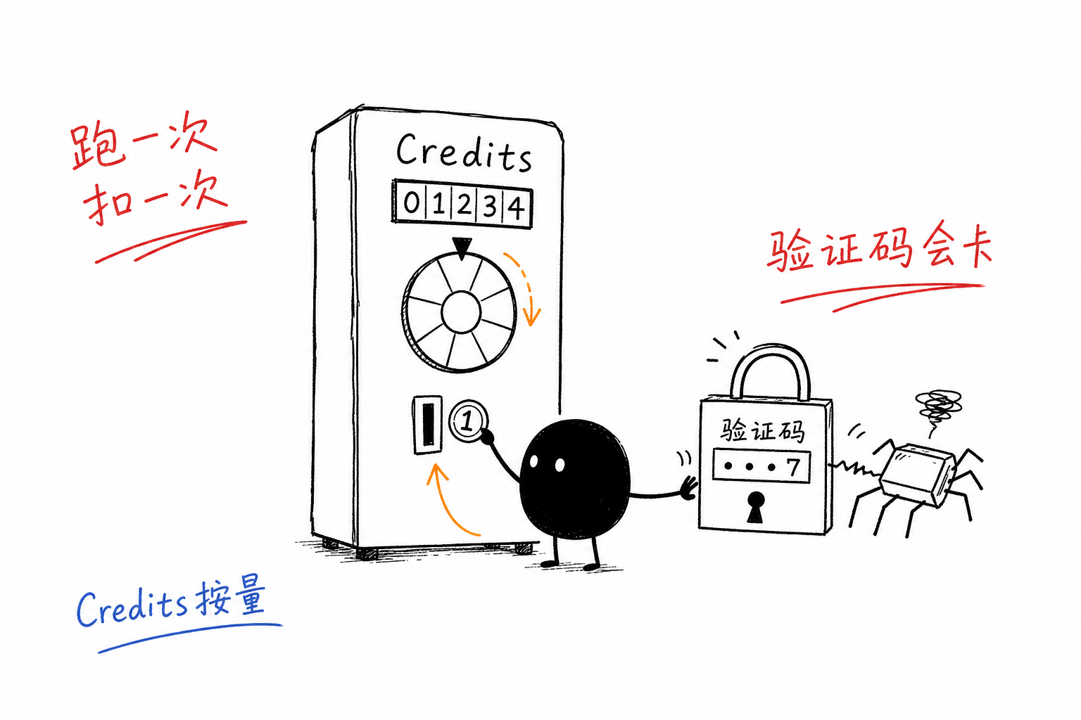 按次计费=按量投币
