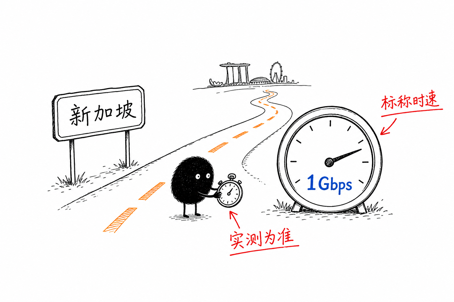 1Gbps=车速表