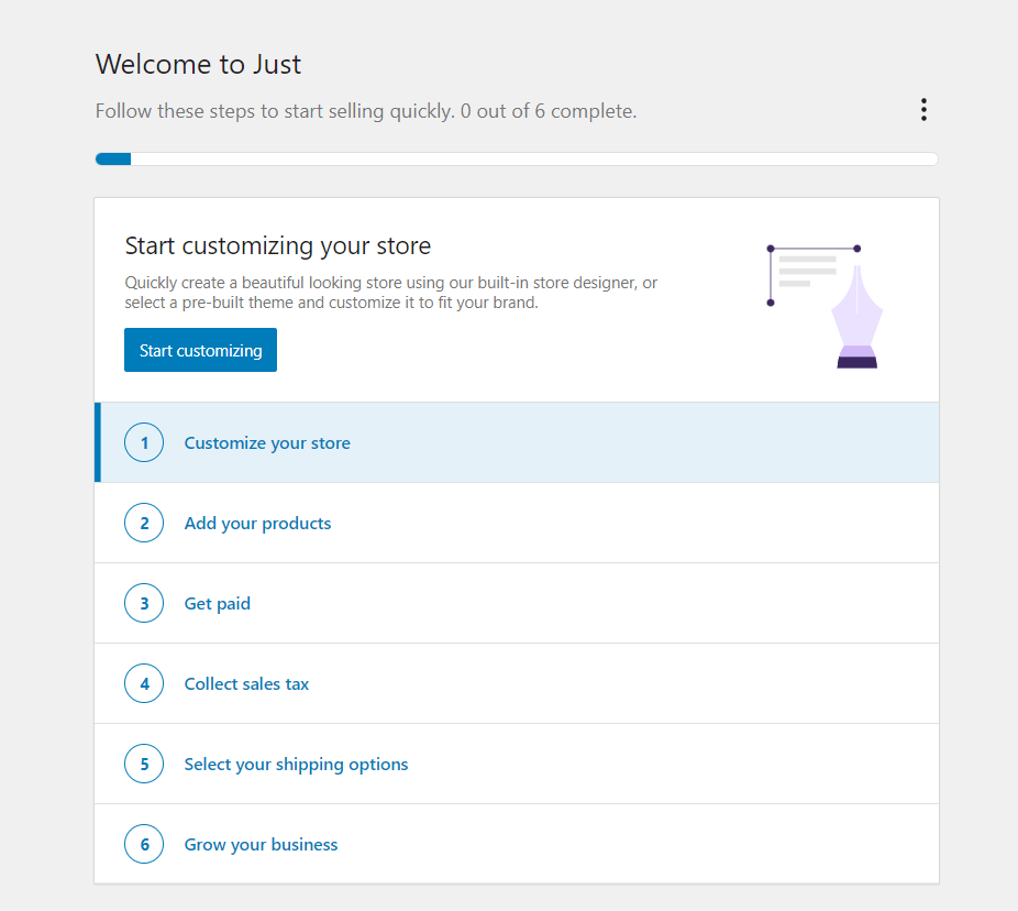 定制 WooCommerce 设置