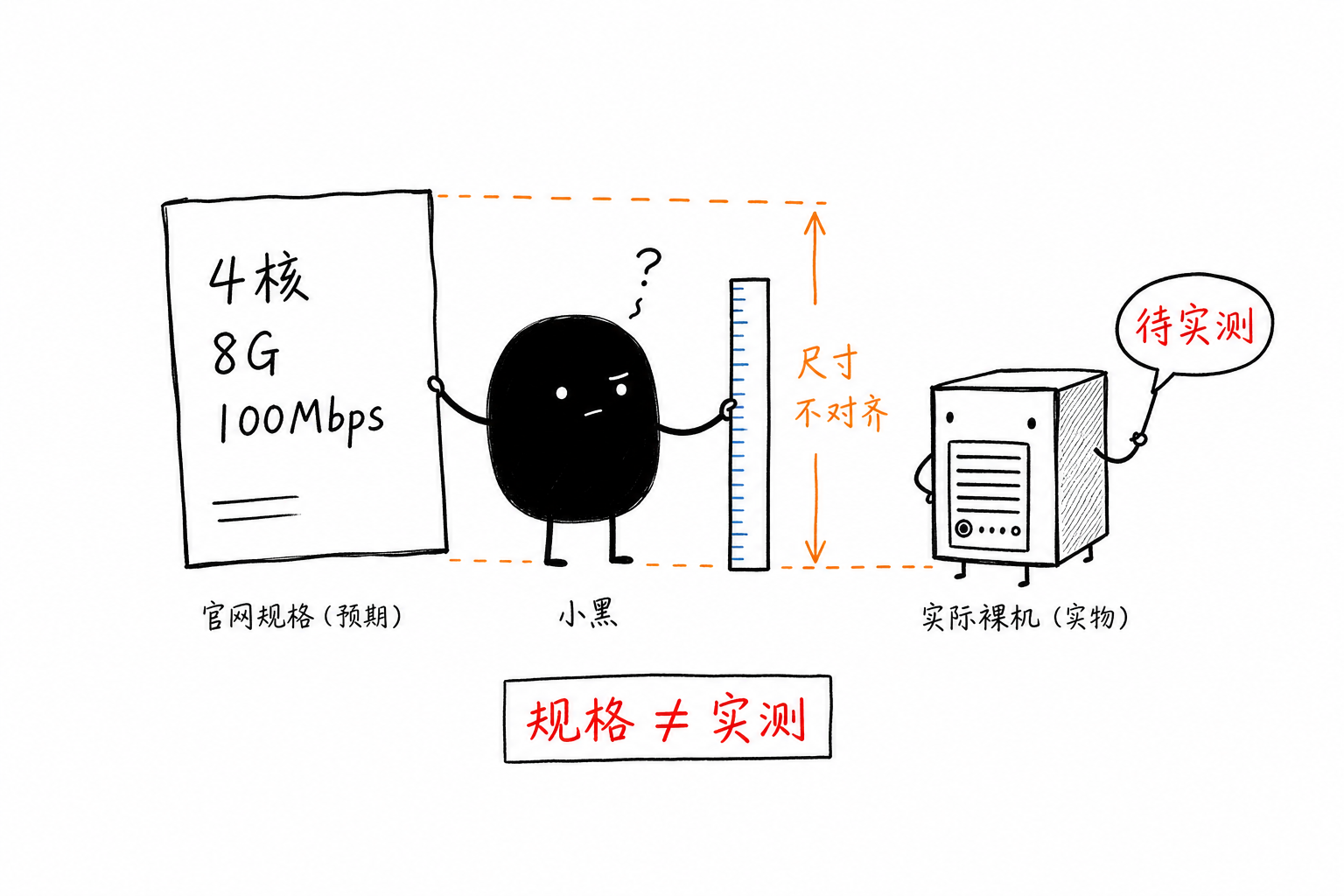 规格订单对上真机却对不齐：真机举着待实测气泡