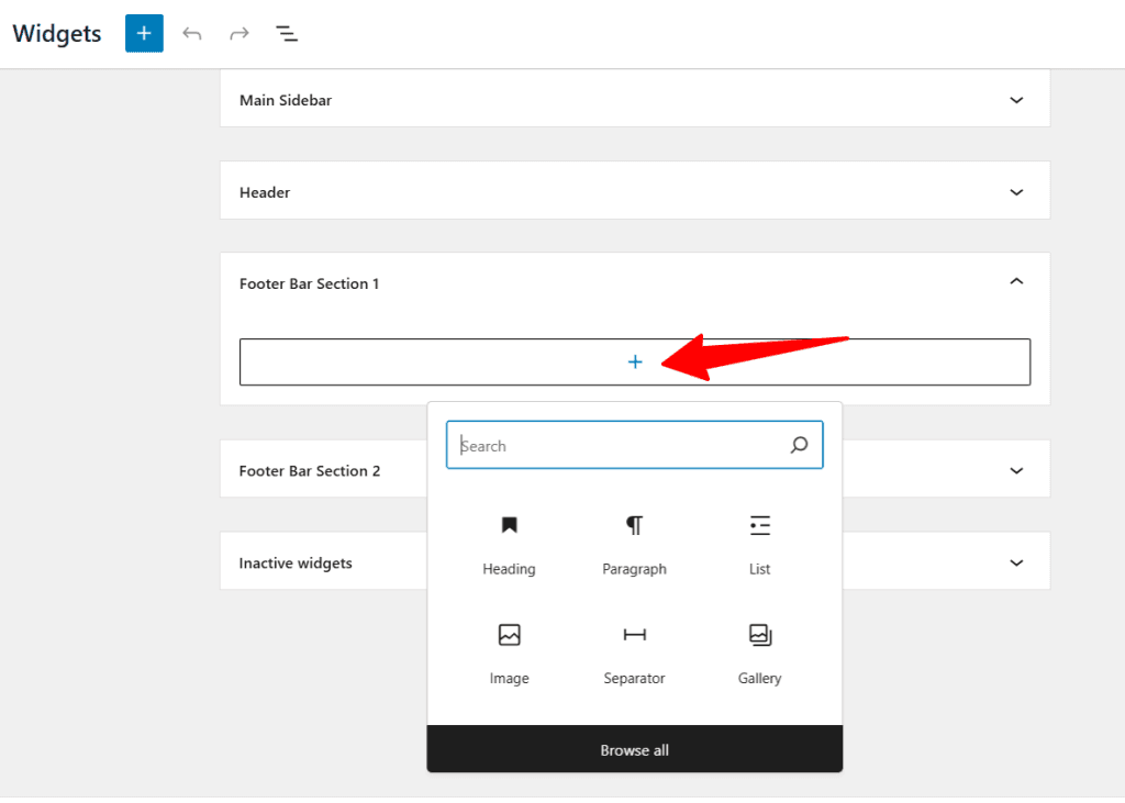 向 WordPress 小组件添加块