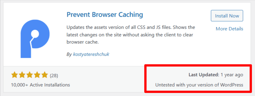 WordPress 插件最后更新于 1 年前