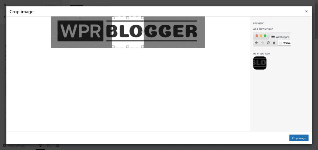 WordPress 图片裁剪设置