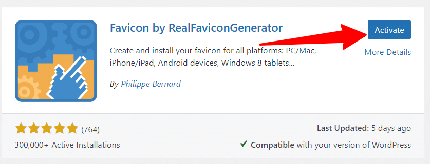 Favicon by RealFavicon Generator 插件