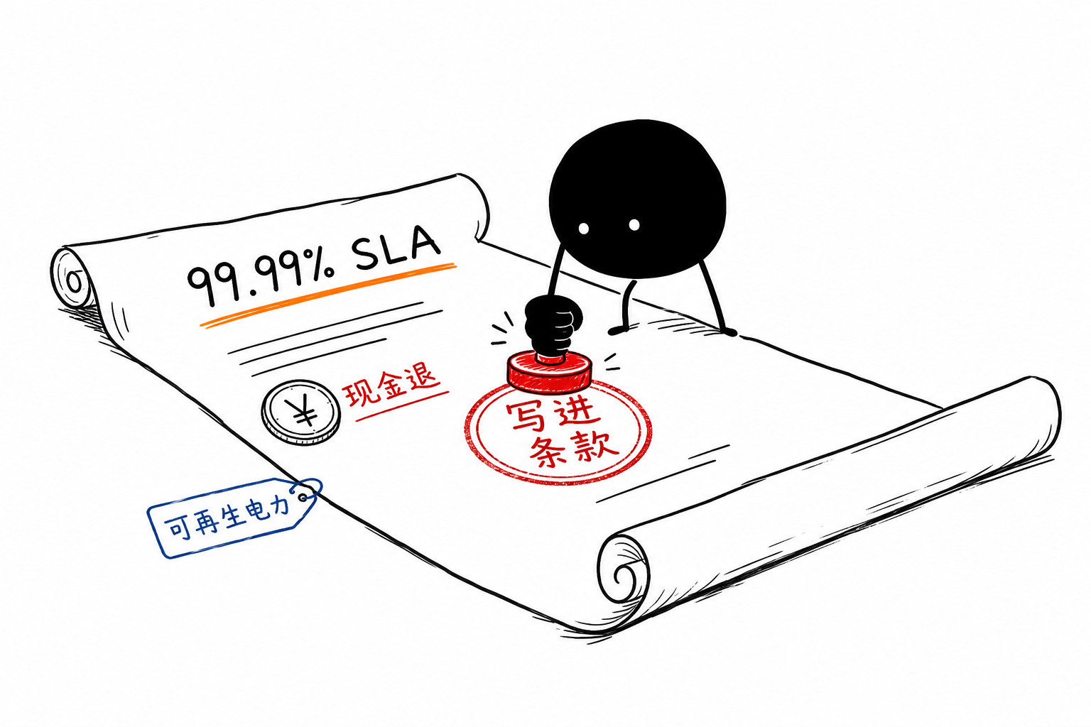 99.99% SLA·白纸黑字现金退