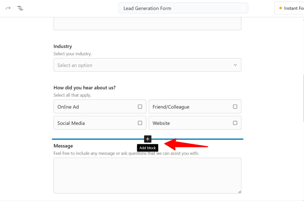 WordPress Gutenberg 编辑器中的 + 号