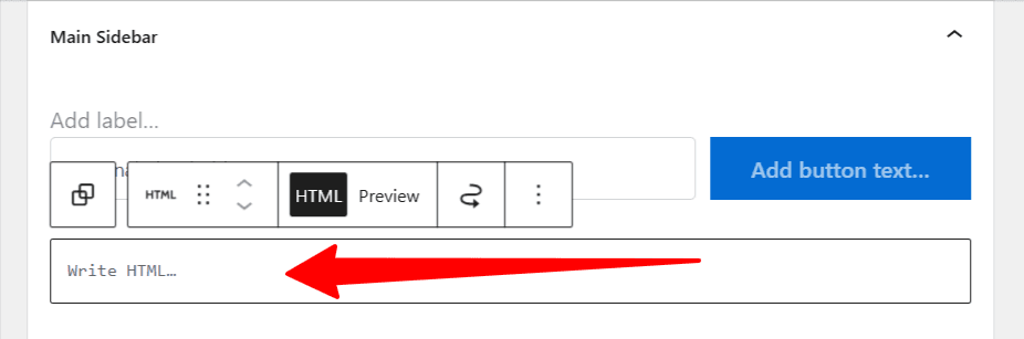 WordPress 中的 Custom HTML 小组件