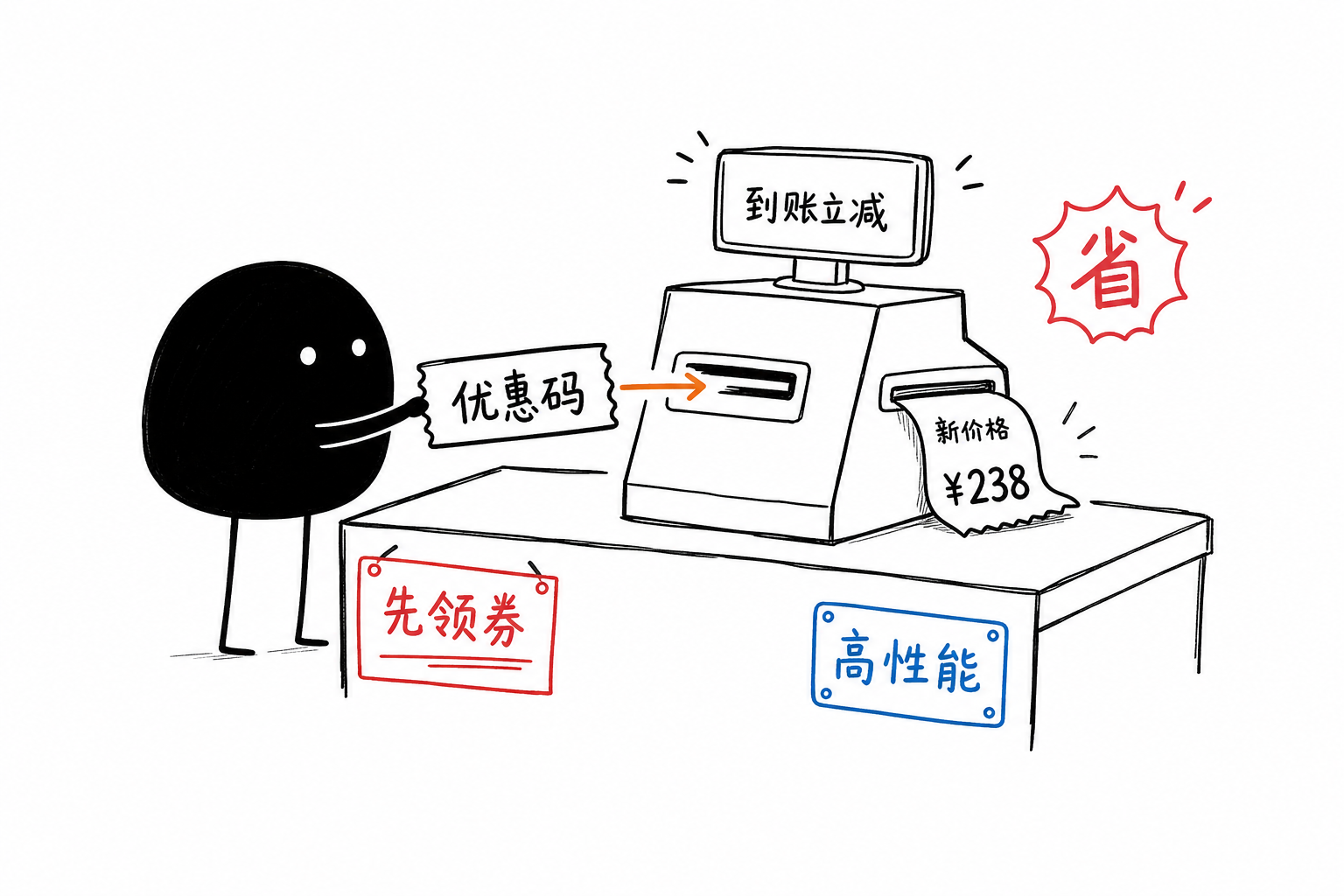 优惠码·先领券省