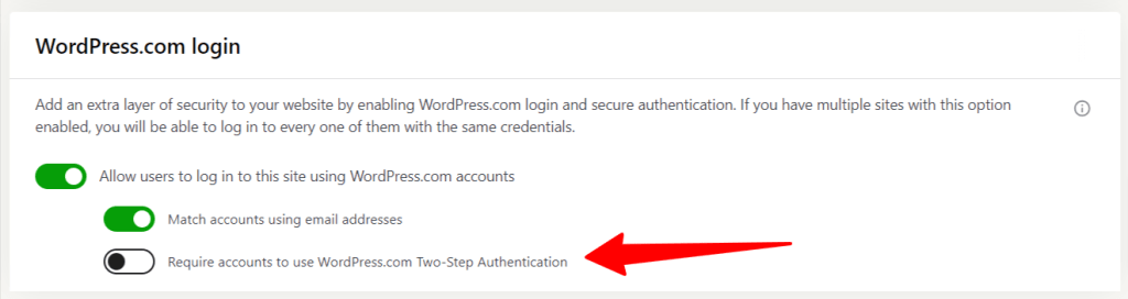 带 wordpress.com 登录访问的 Jetpack 2FA 功能