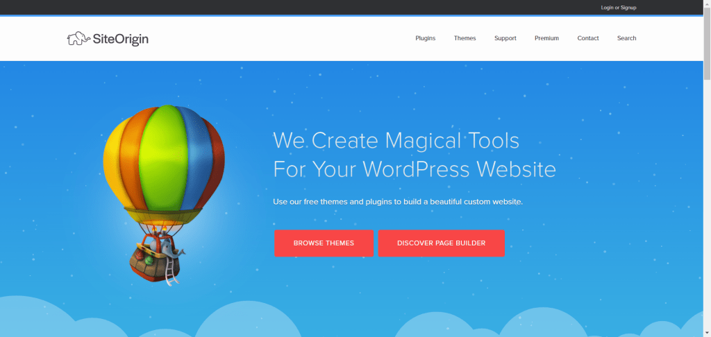 SiteOrigin WordPress 首页页面构建器