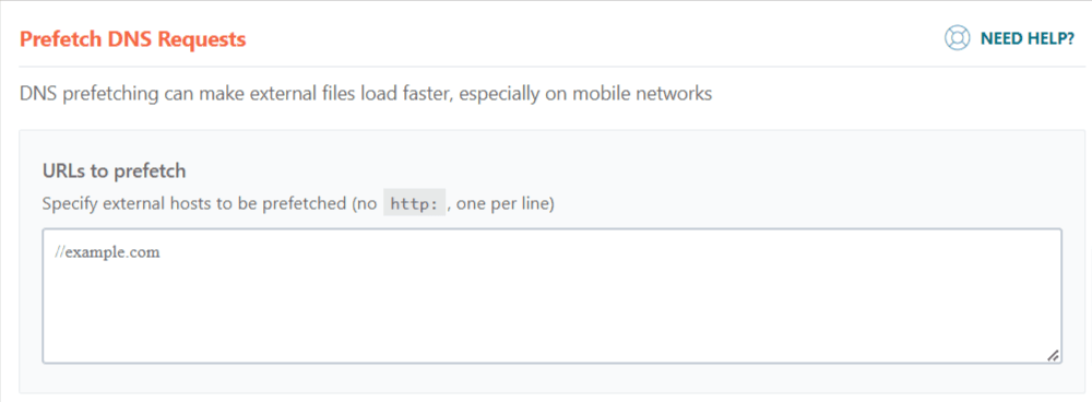 WP Rocket DNS 预取