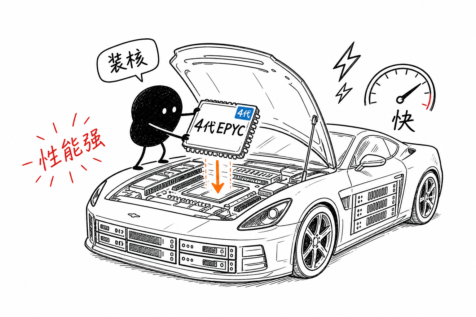 4代EPYC·引擎带芯